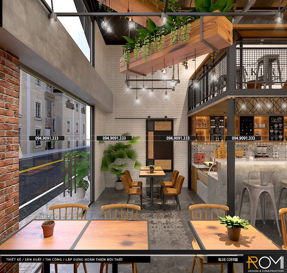AROMI - Đơn vị thiết kế nội thất quán cafe đẹp, uy tín