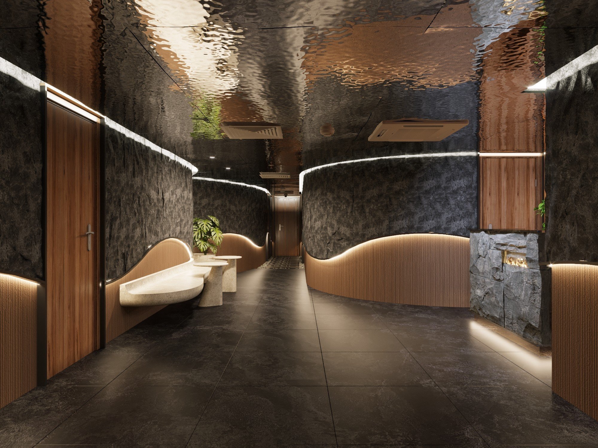 Spa phong cách Nhật hiện đại, trang trọng
