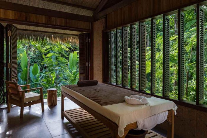 Spa trong khách sạn với thiết kế thiên nhiên