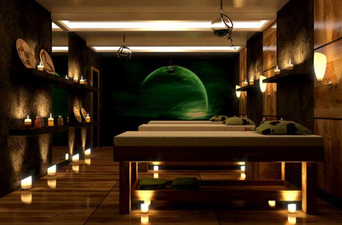 Trang trí spa bằng các thiết kế chiếu sáng độc đáo