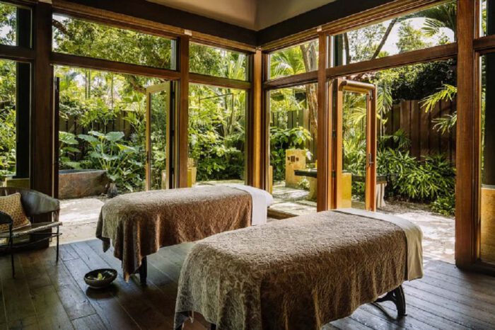 Thiết kế sảnh spa phong cách thiên nhiên