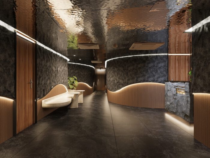 Thiết kế sảnh spa phong cách hiện đại