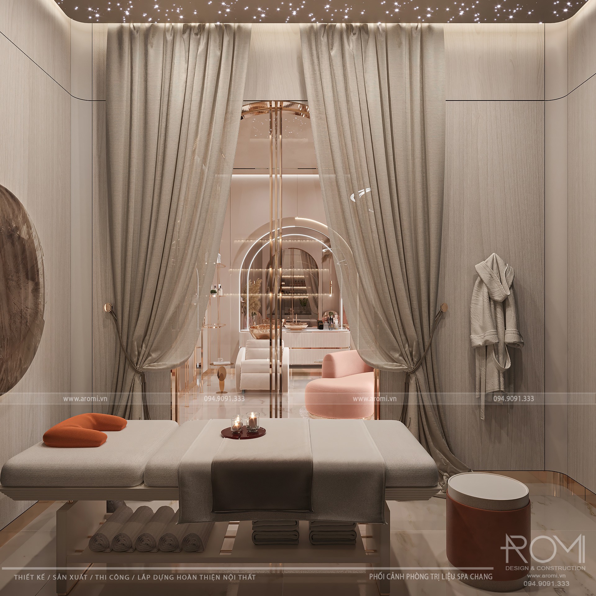 Không gian spa thanh lịch phản ánh phong cách của bạn