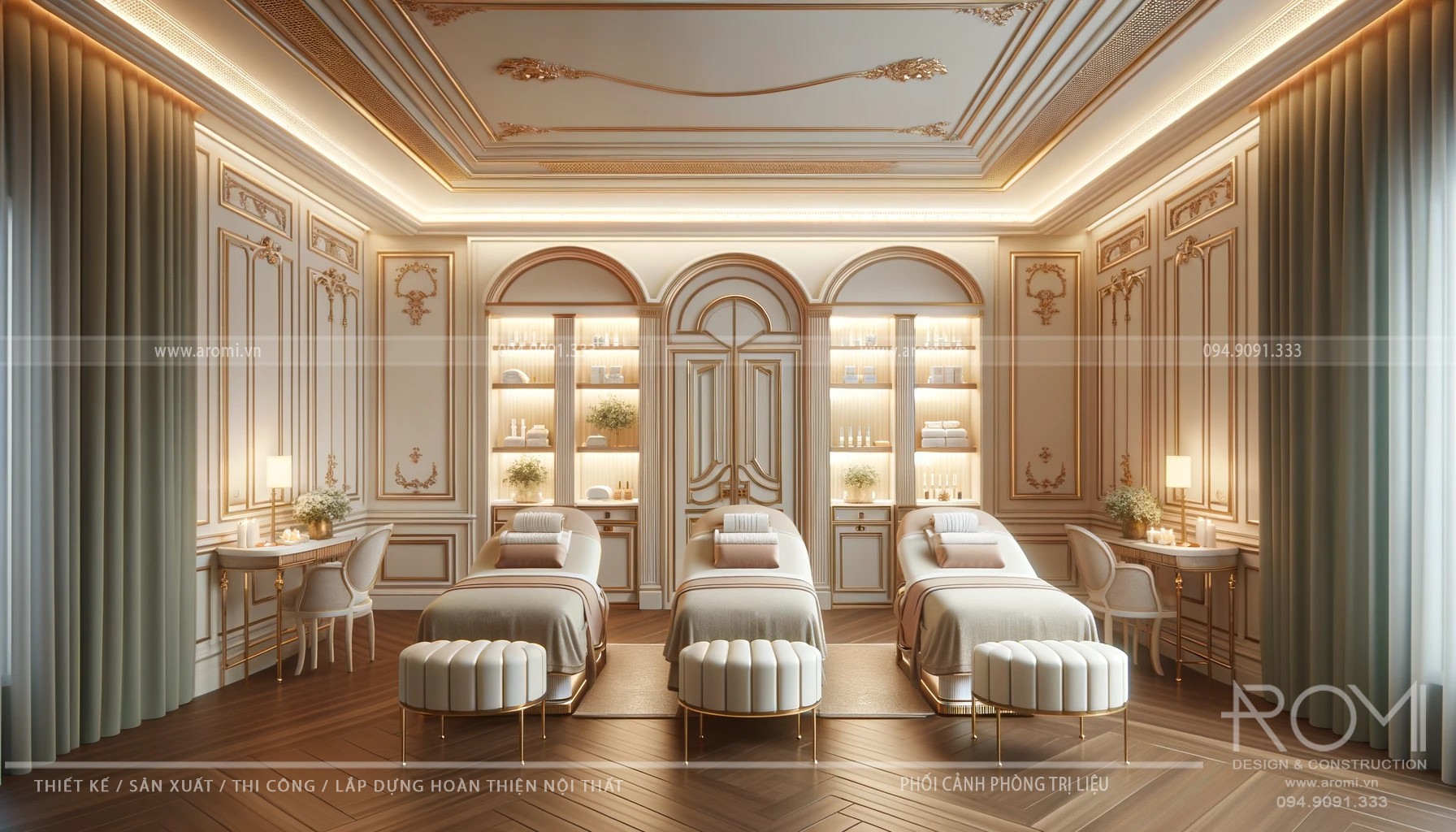 Không Gian Spa Tân Cổ Điển Toát Lên Vẻ Đẹp Đẳng Cấp Và Sang Trọng