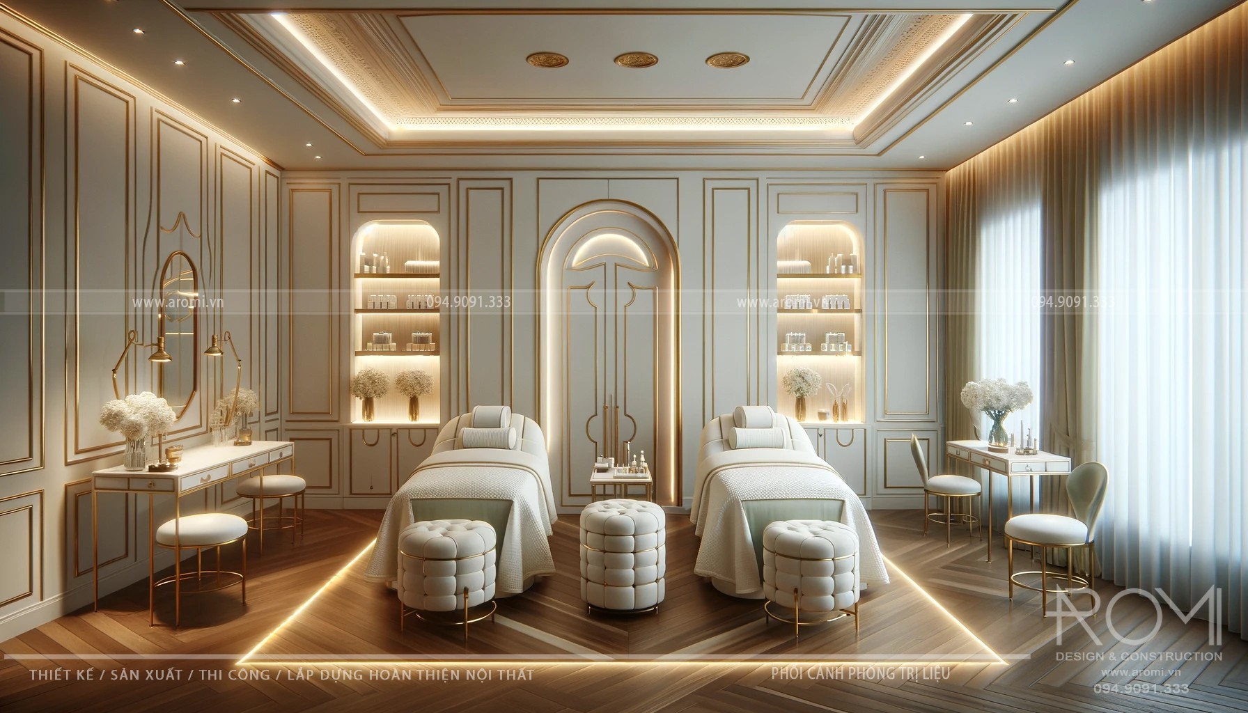 Không Gian Spa Tân Cổ Điển Toát Lên Vẻ Đẹp Đẳng Cấp Và Sang Trọng