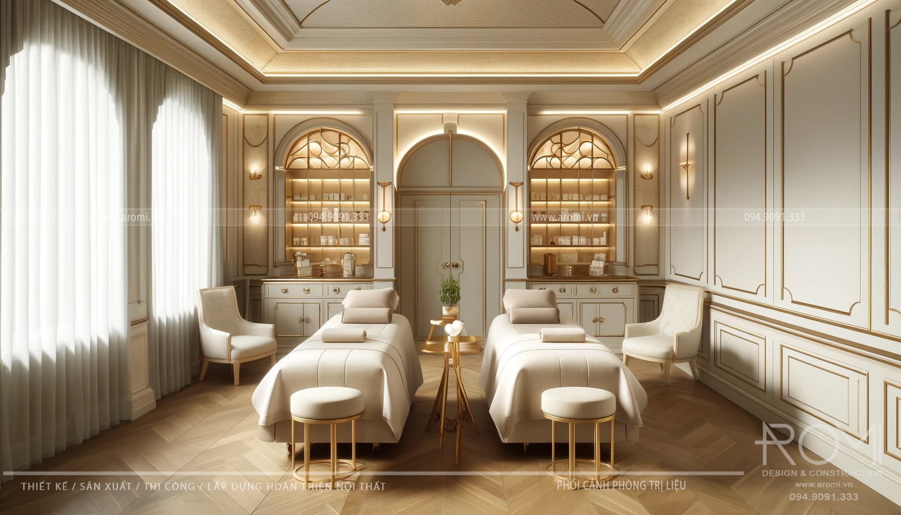 Không Gian Spa Tân Cổ Điển Toát Lên Vẻ Đẹp Đẳng Cấp Và Sang Trọng