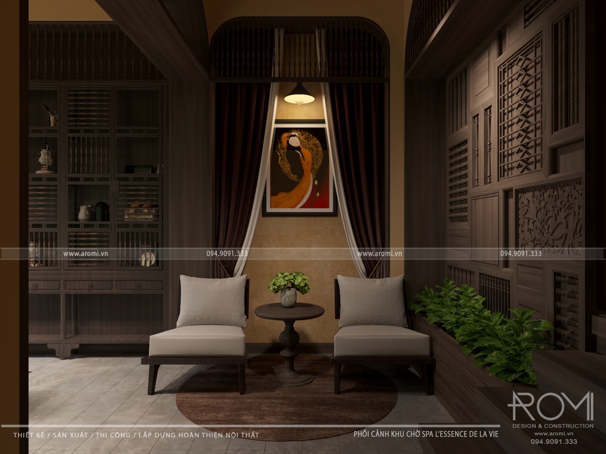 Thiết Kế Spa Phong Cách Indochine Lý Tưởng Cho Mọi Nhu Cầu Thư Giãn