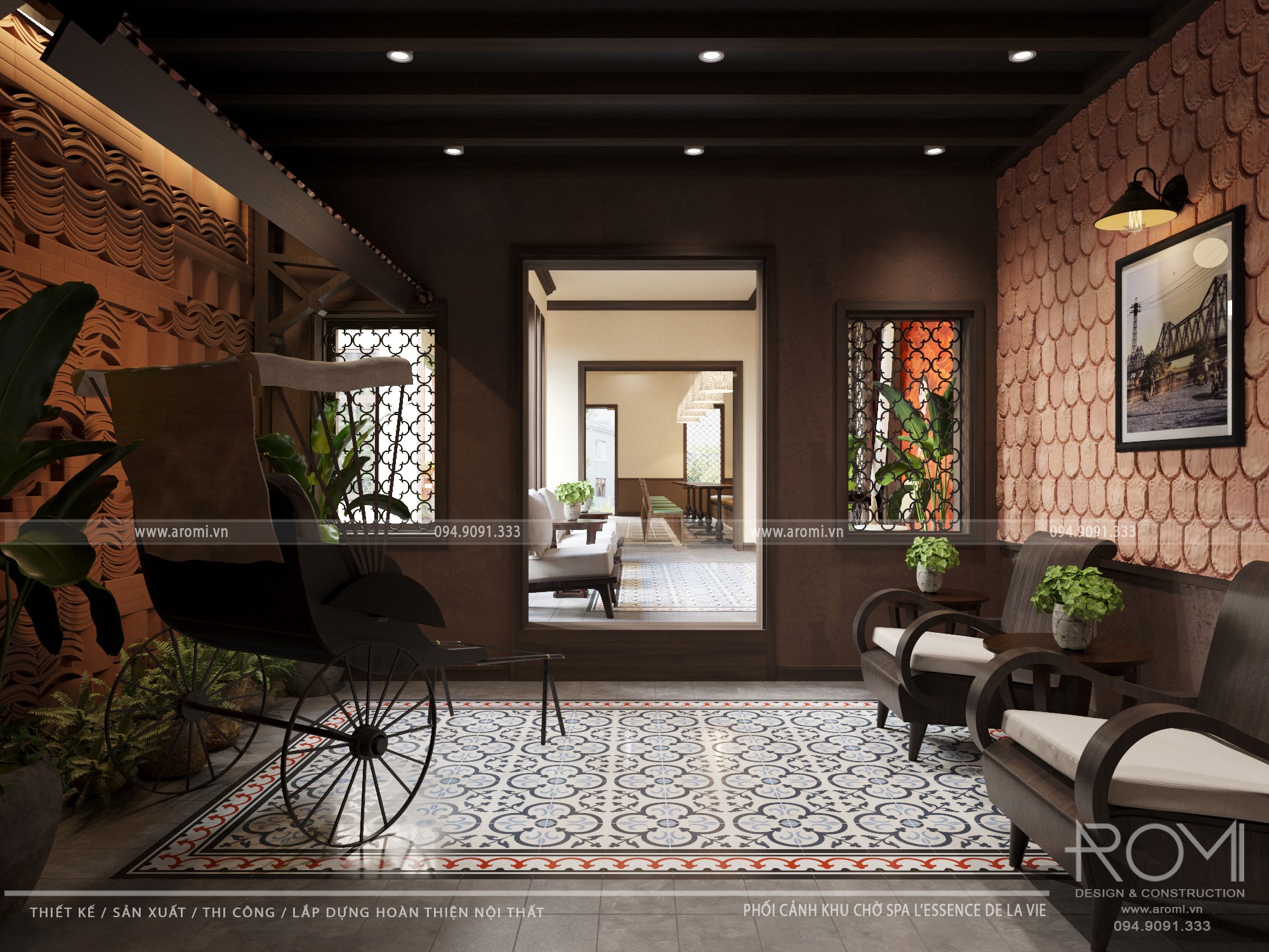 Thiết Kế Spa Phong Cách Indochine Lý Tưởng Cho Mọi Nhu Cầu Thư Giãn