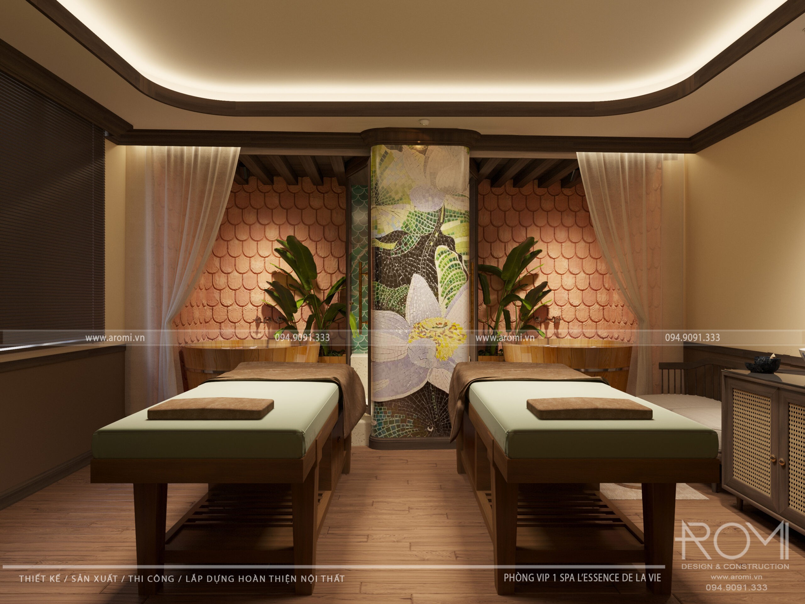 Thiết Kế Spa Phong Cách Indochine Lý Tưởng Cho Mọi Nhu Cầu Thư Giãn