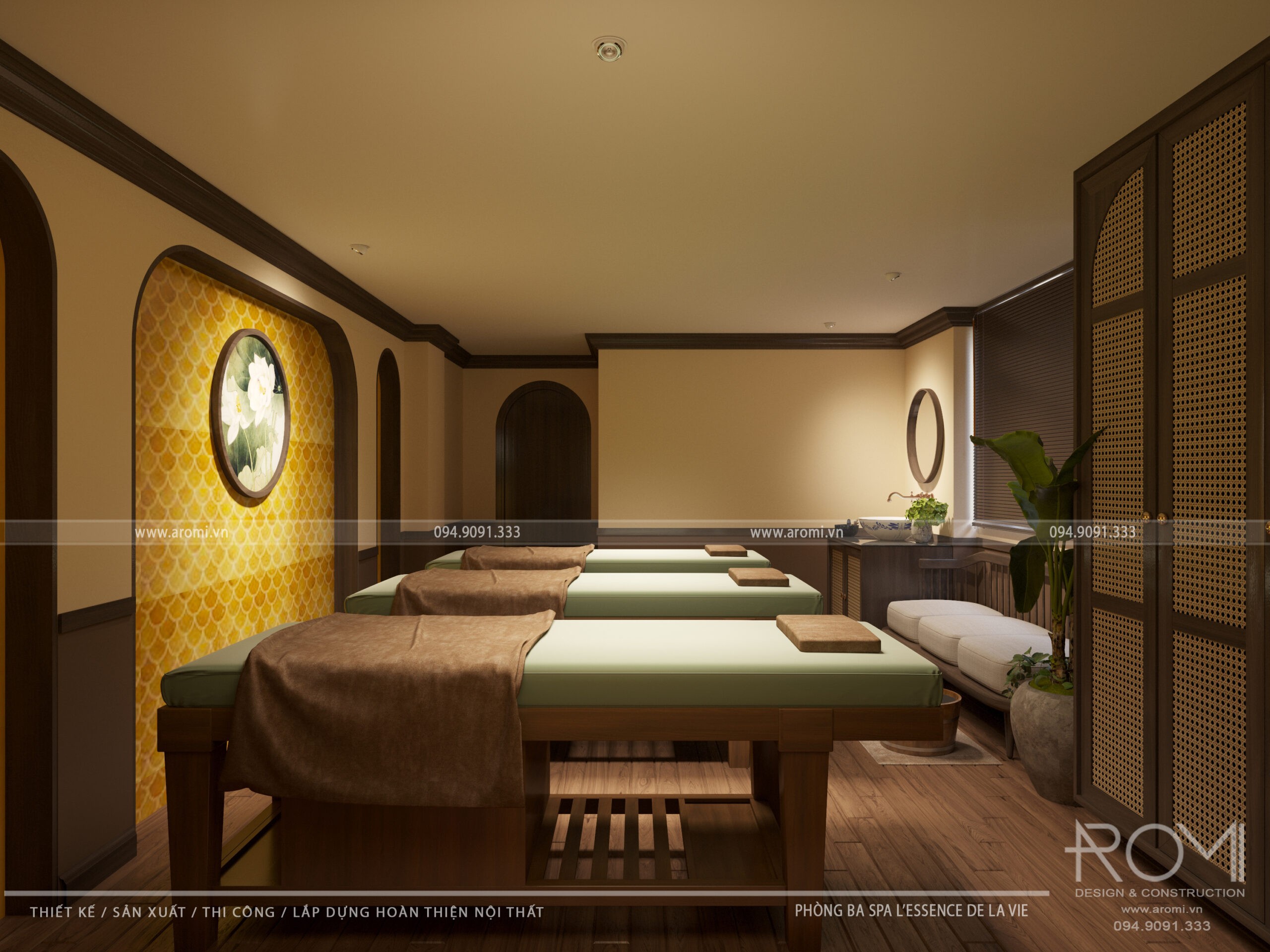 Thiết Kế Spa Phong Cách Indochine Lý Tưởng Cho Mọi Nhu Cầu Thư Giãn