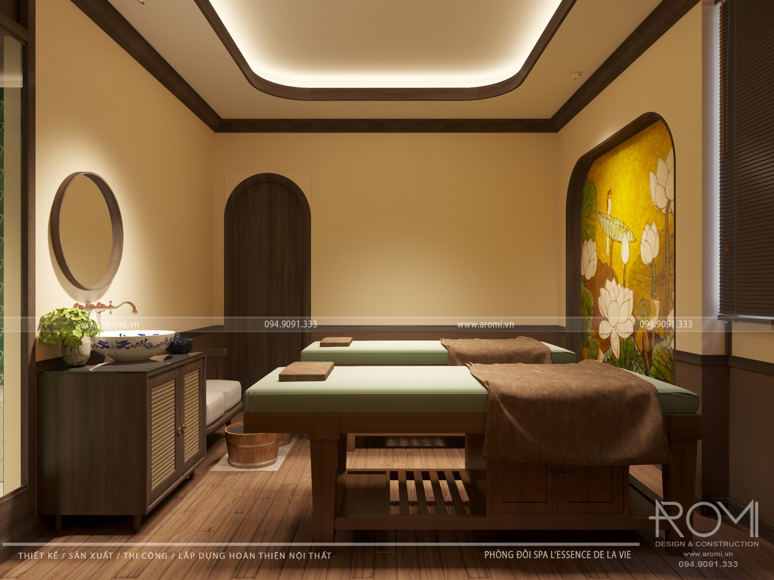 Thiết Kế Spa Phong Cách Indochine Lý Tưởng Cho Mọi Nhu Cầu Thư Giãn