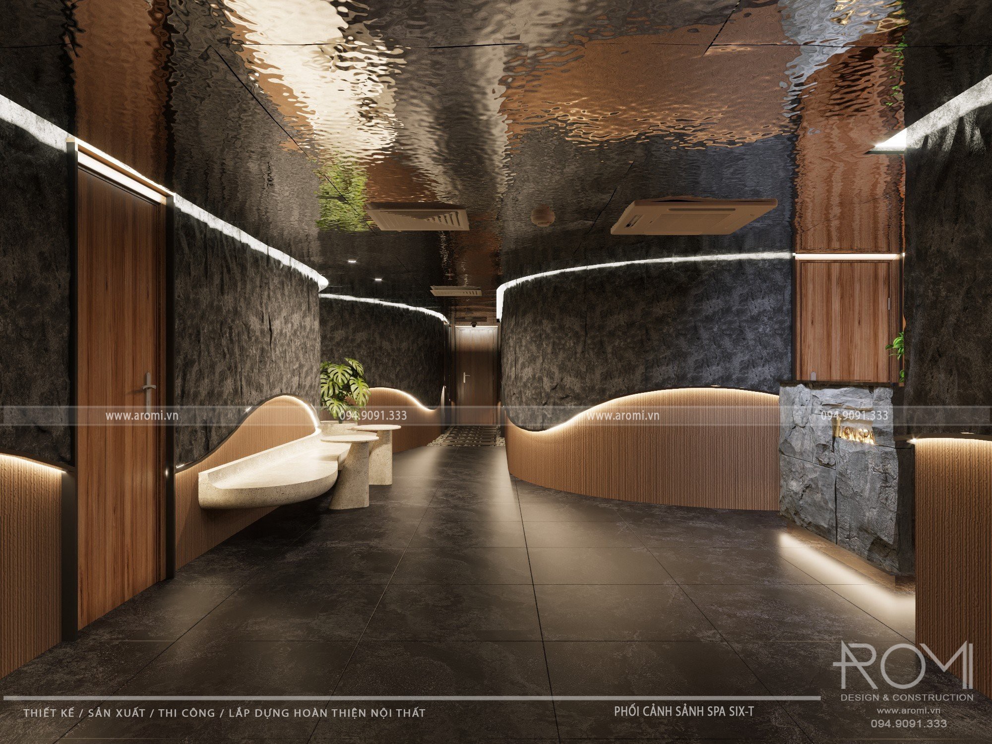 Không Gian Spa Tối Giản Mang Đến Cảm Giác Yên Bình Và Tĩnh Lặng