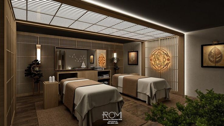 Không Gian Spa Nhật Bản Được Bố Trí Khoa Học Và Hợp Lý