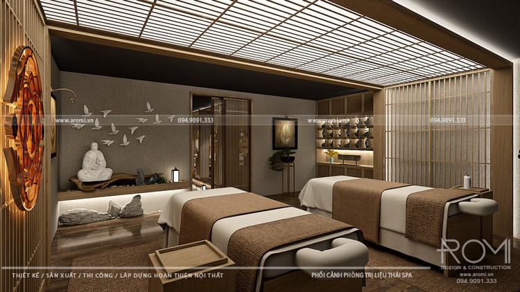 Không Gian Spa Nhật Bản Được Bố Trí Khoa Học Và Hợp Lý