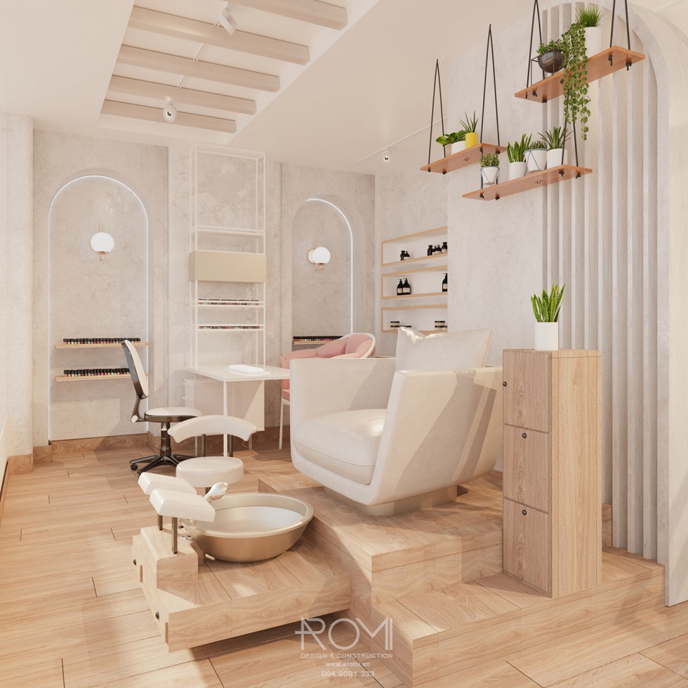 Spa Tối Giản Với Các Chi Tiết Thiết Kế Tinh Tế Và Hiện Đại