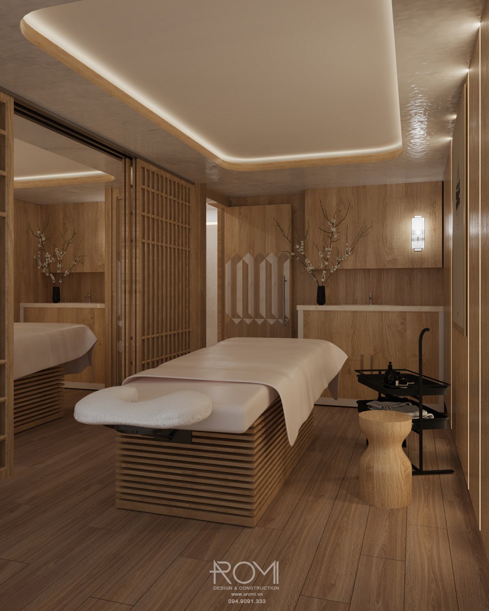 Spa Tối Giản Với Các Chi Tiết Thiết Kế Tinh Tế Và Hiện Đại