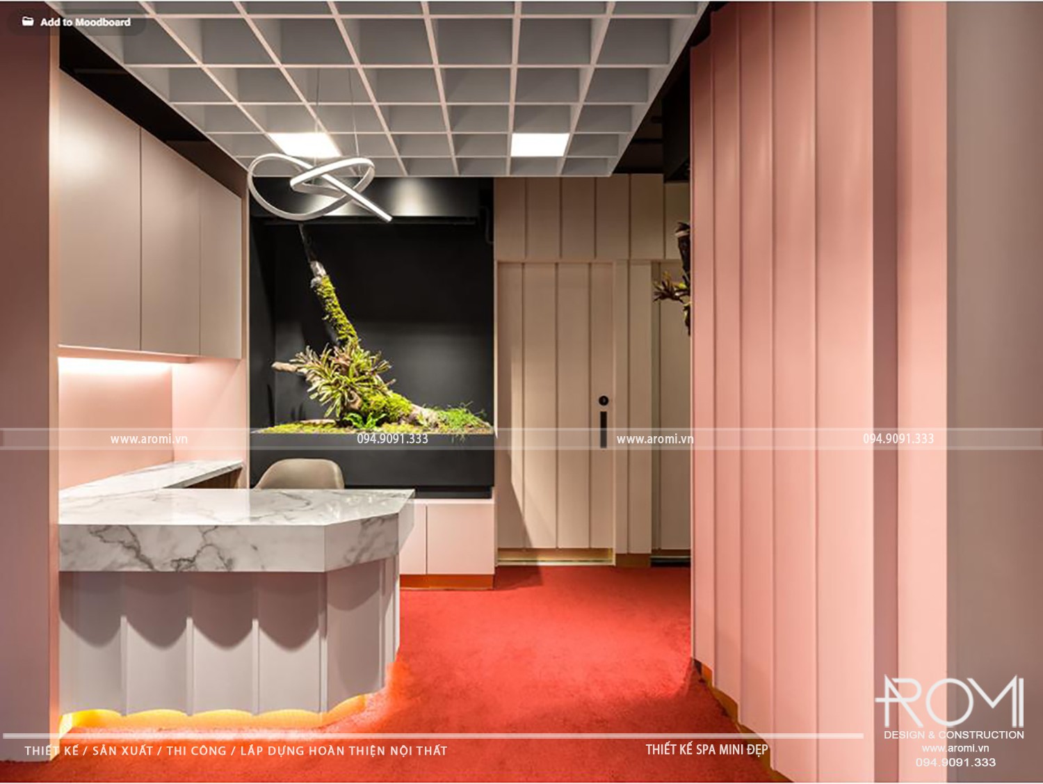 thiết kế spa nhỏ đẹp ấn tượng độc đáo