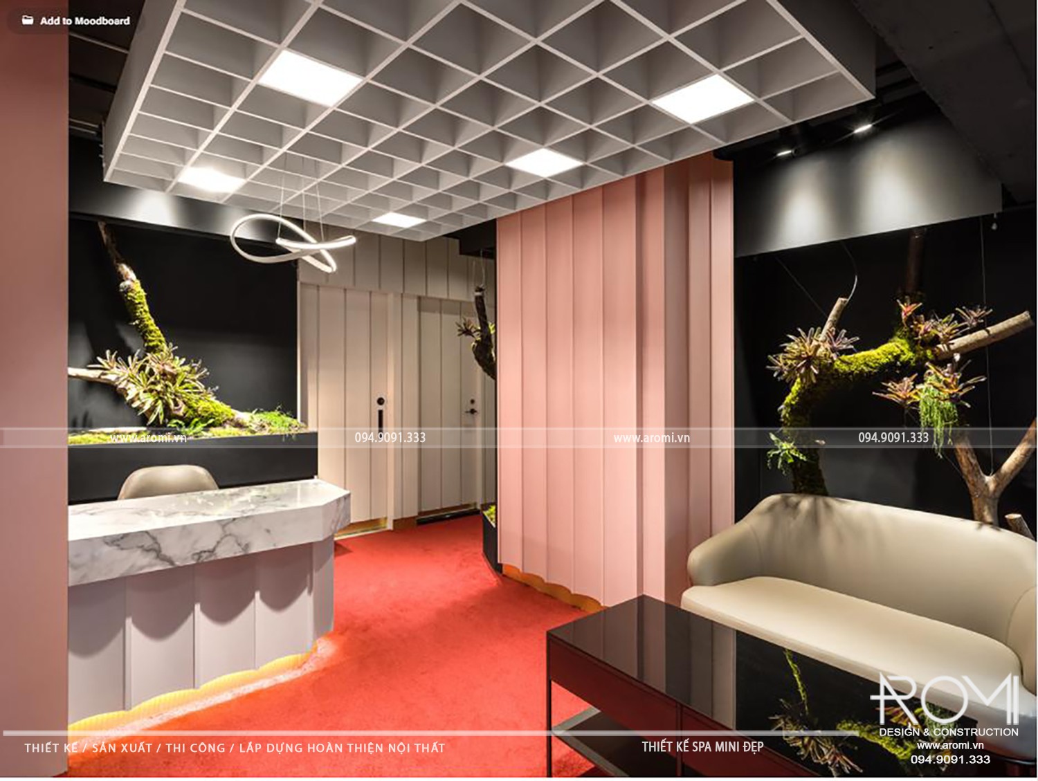 thiết kế spa nhỏ đẹp ấn tượng độc đáo