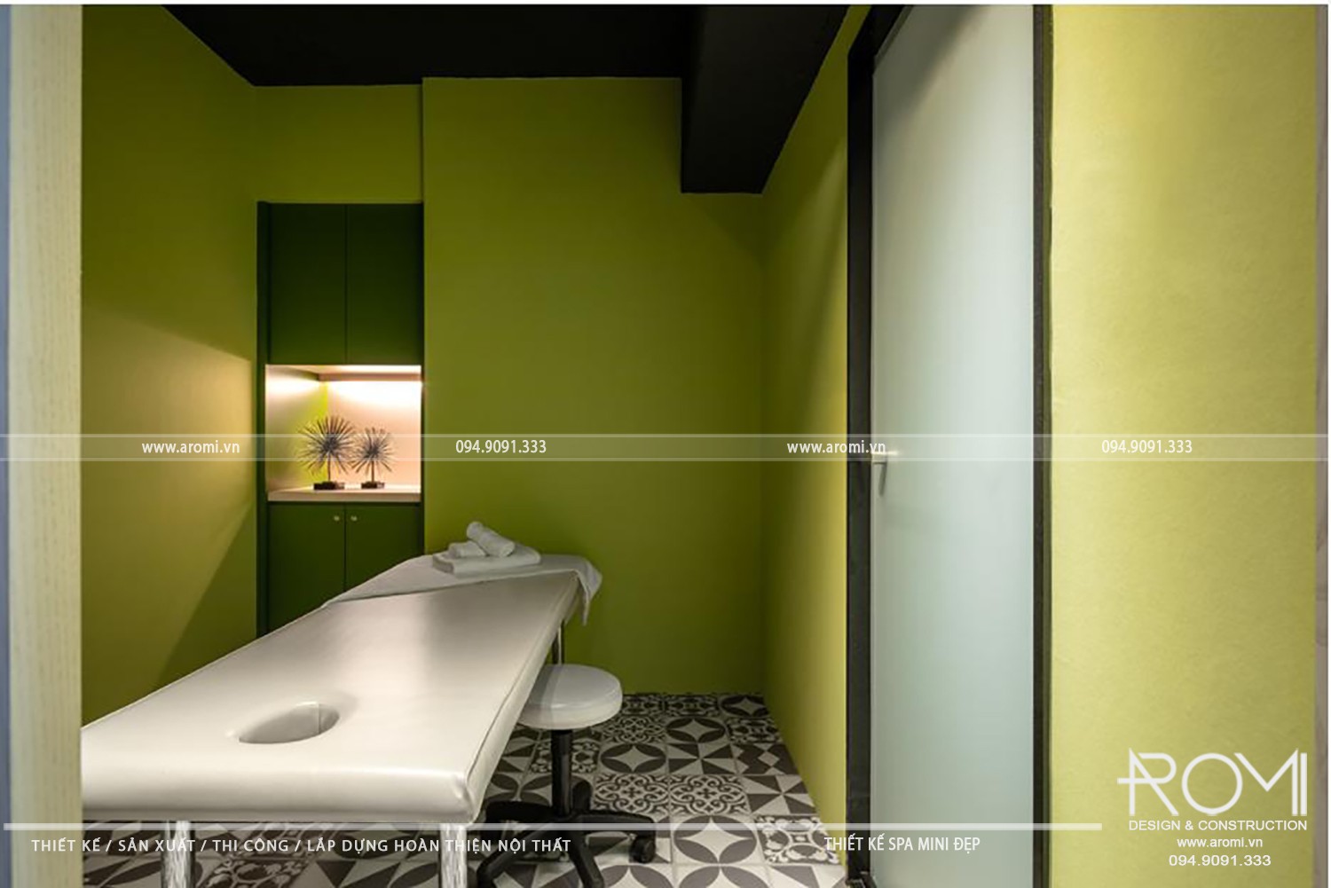 thiết kế spa nhỏ đẹp ấn tượng độc đáo