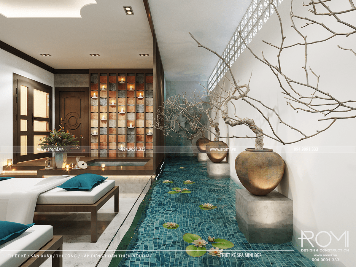 thiết kế spa nhỏ đẹp ấn tượng độc đáo